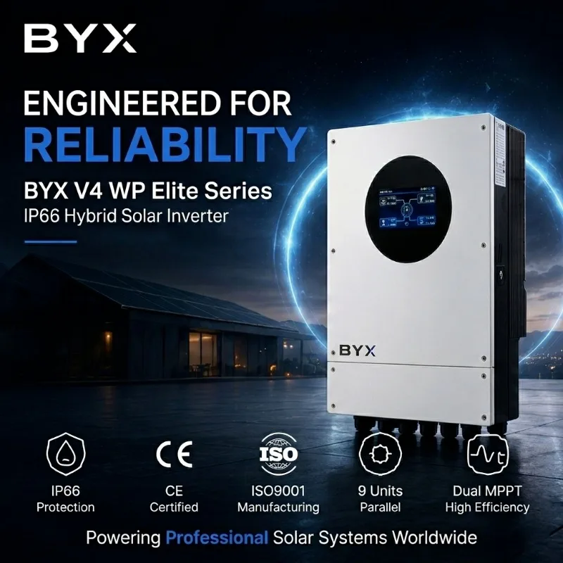 6KW Single Phase IP65 Hybrid Solar Inverter WiFi MPPT 6 Parallel Supported Solar Energy Storage Equipment