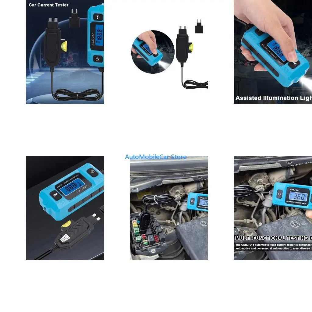 G8TE Auto Current Tester 0.01A~19.99A Leakage Fault Detection Tester