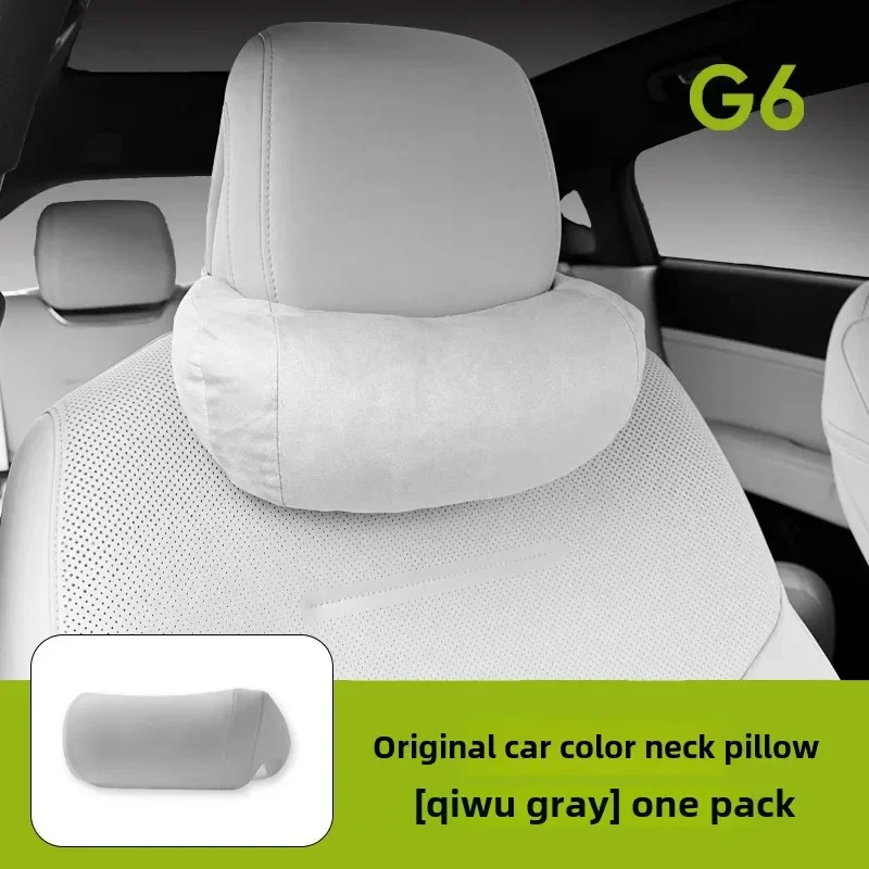 Car Headrest Original Car Color Rear Neck Pillow Waist Pillow Interior Automotive Accessories Supplies for Xiaopeng Xpeng G6 G9