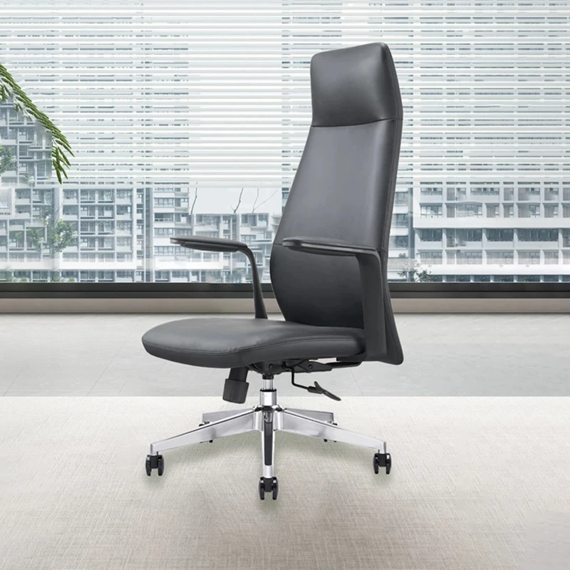 Fashionable ergonomic height-adjustable office meeting chair for staff, reception, and pre-shift use, luxury executive chair