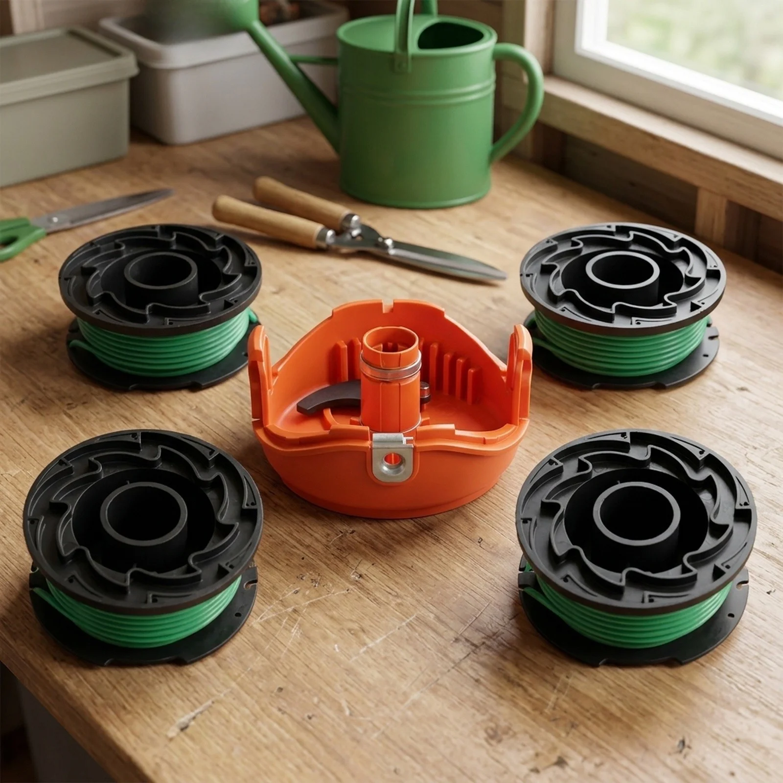 4x Replacement Spool for GH3000 Grass Trimmer Line 20ft Automatic Feed Suitable for SF080 LST540 LST540B Lawn Mowers