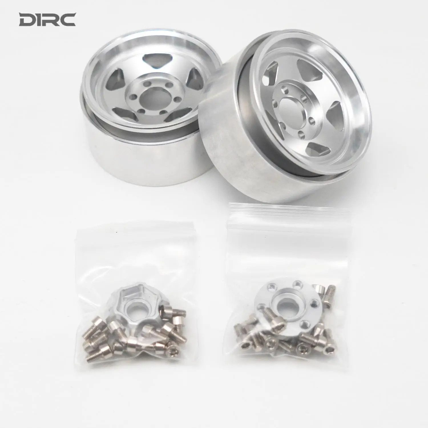 1.9-inch metal wheels five-pointed star climbing car metal wheels for 1/10 RC Crawler Car SCX10 TRX4 TRX6 RC4WD modified parts