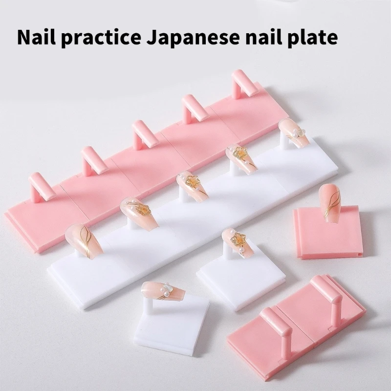 

2 PCs False Art Showing Stand New Detachable Manicure Practise Holder False Nails Tip Display Stand