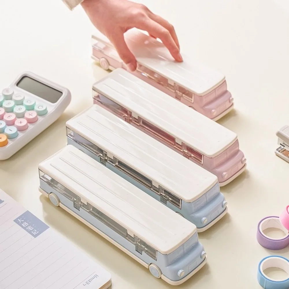 

Creative Multi-function Car Pencil Case Double Layer Large-capacity Pencil Pouch Cartoon Cute Hard Marker Storage Bag Gift