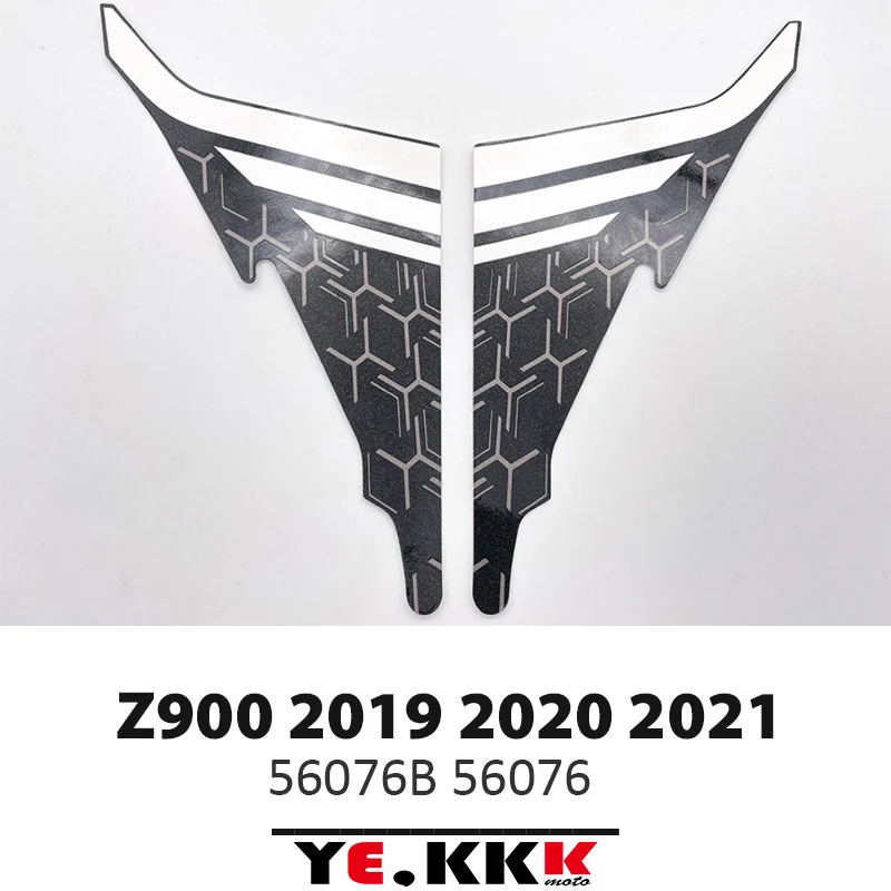 カワサキZ900 2019 2020 2021デカールフロントステッカーフェアリングフルカーステッカーマットカーボングレー56076B 56076A 56076C 56076