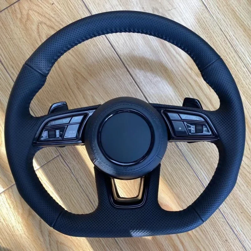 Upgraded Flat-bottom Sports Multi-Function Steering Wheel For Audi A6 A7 A4 B8 B8.5 B9 S3 S4 S5 S6 C7 Q8 RS3 RS6 A5 A6 C7