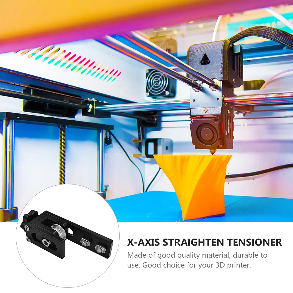 

1 шт. X-синхронный натяжитель ремня для Ender 3, черные детали 3D-принтера, натяжитель ремня ГРМ из алюминиевого сплава