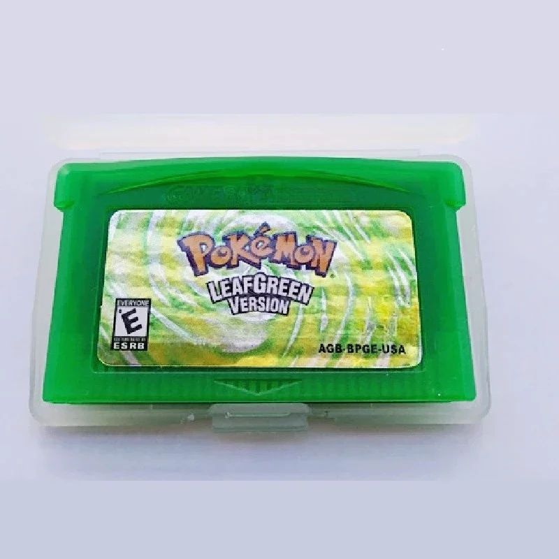 GBA Games Pokémon Series 32 بت لعبة فيديو Cartridge Pokémon Ruby Emerald Chlorophyll Sapphire Fire Red English Ver #4