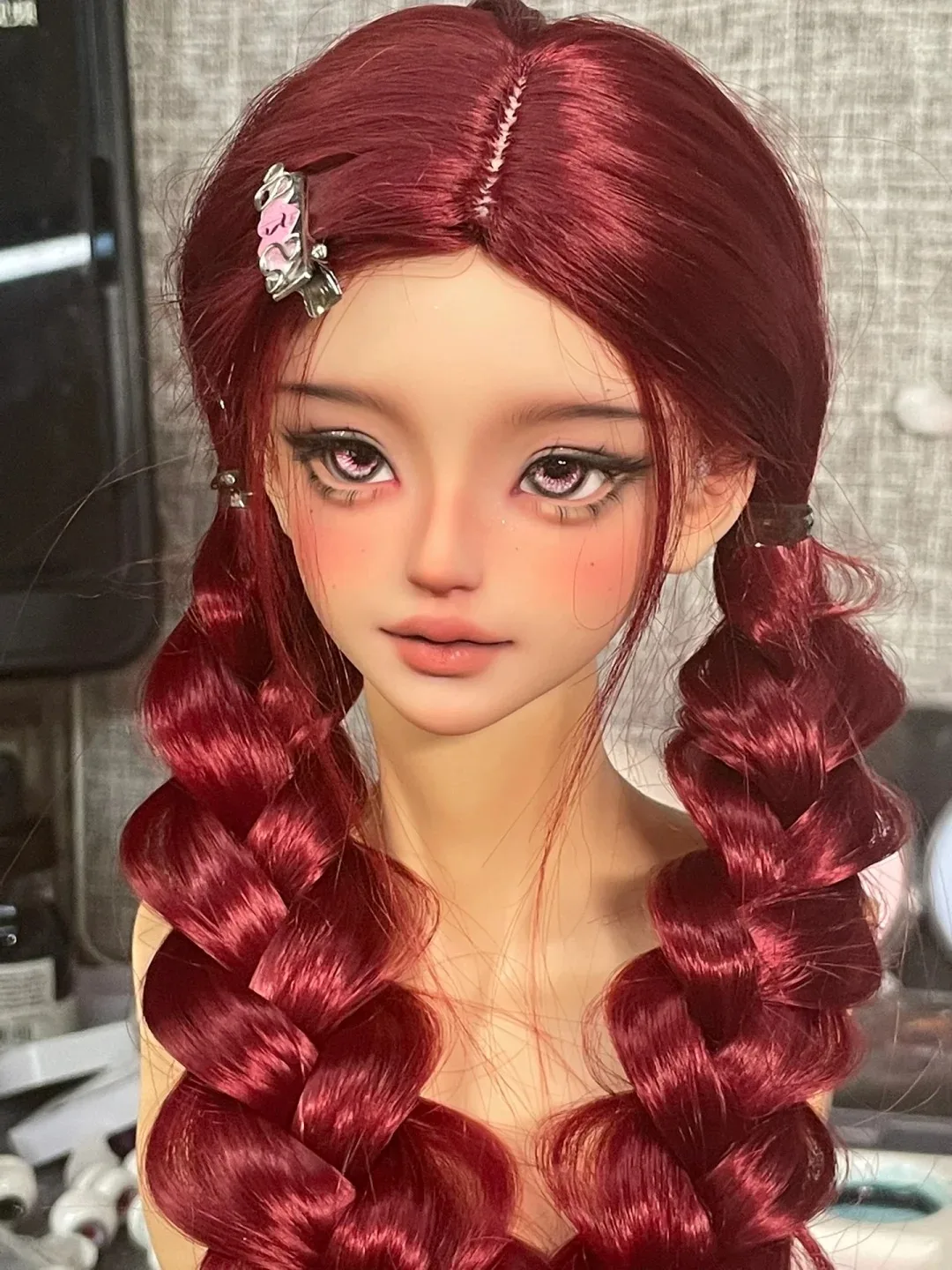 

SID Xiaozhu Игрушка из смолы на день рождения, новая кукла BJD SD, кукла 1/3, изысканный макияж, только голова куклы для девочек