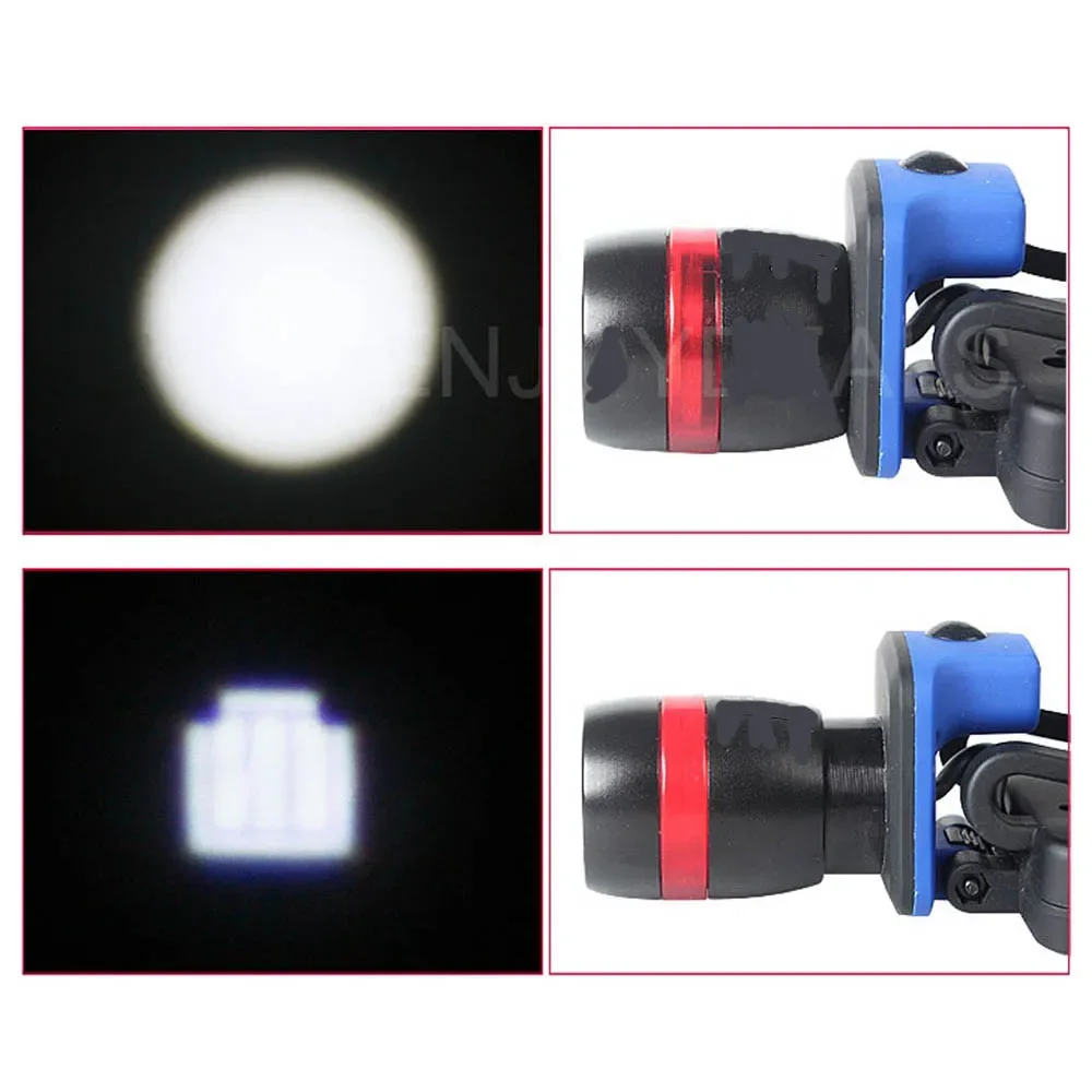 

LED Lamps Headlight Riding Headlamp Flashlight Cap Light Hat Head Lamp Waterproof Strong 2000 Lumens 3 Modes For 3xAAA