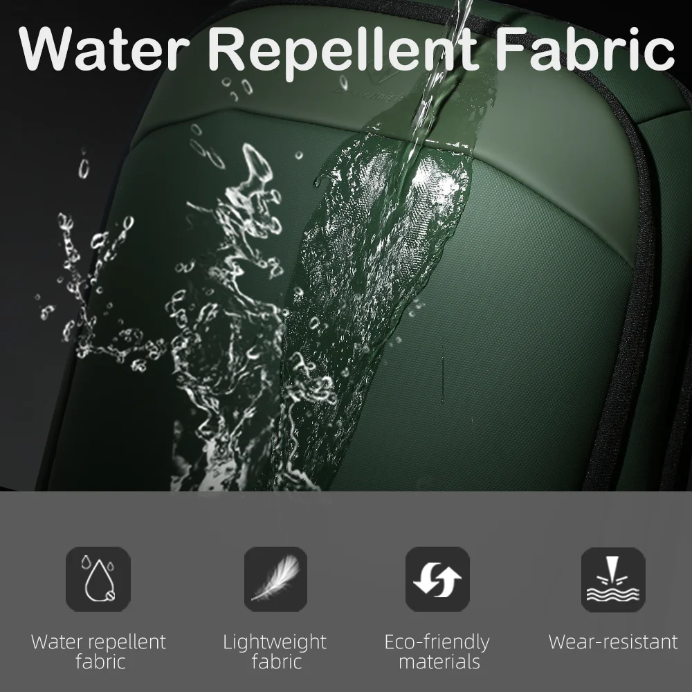 Heroic Knight Expandable Men Business Backpack Slim 15.6" Laptop Backpack Waterproof Work Commute Bag Large Capacity Travel Pack