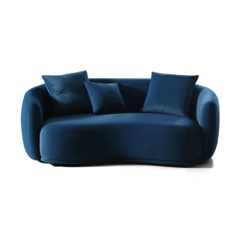 

Modern curved sofa Nordic small apartment creative leisure bedroom living room lazy sofa designer furniture