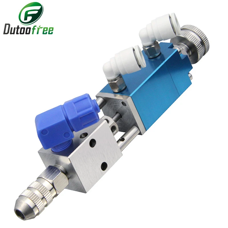 Pneumatic Micrometer UV Glue Dispenser Valve Precision Thimble Dispensing Valve Dispensing tools