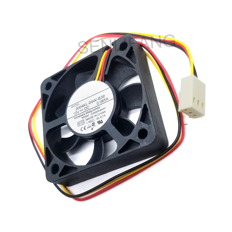 

Genuine New 2004KL-04W-B39 M10 DC 12V 0.065A 50x50x10mm 3-wire Server Cooler Fan