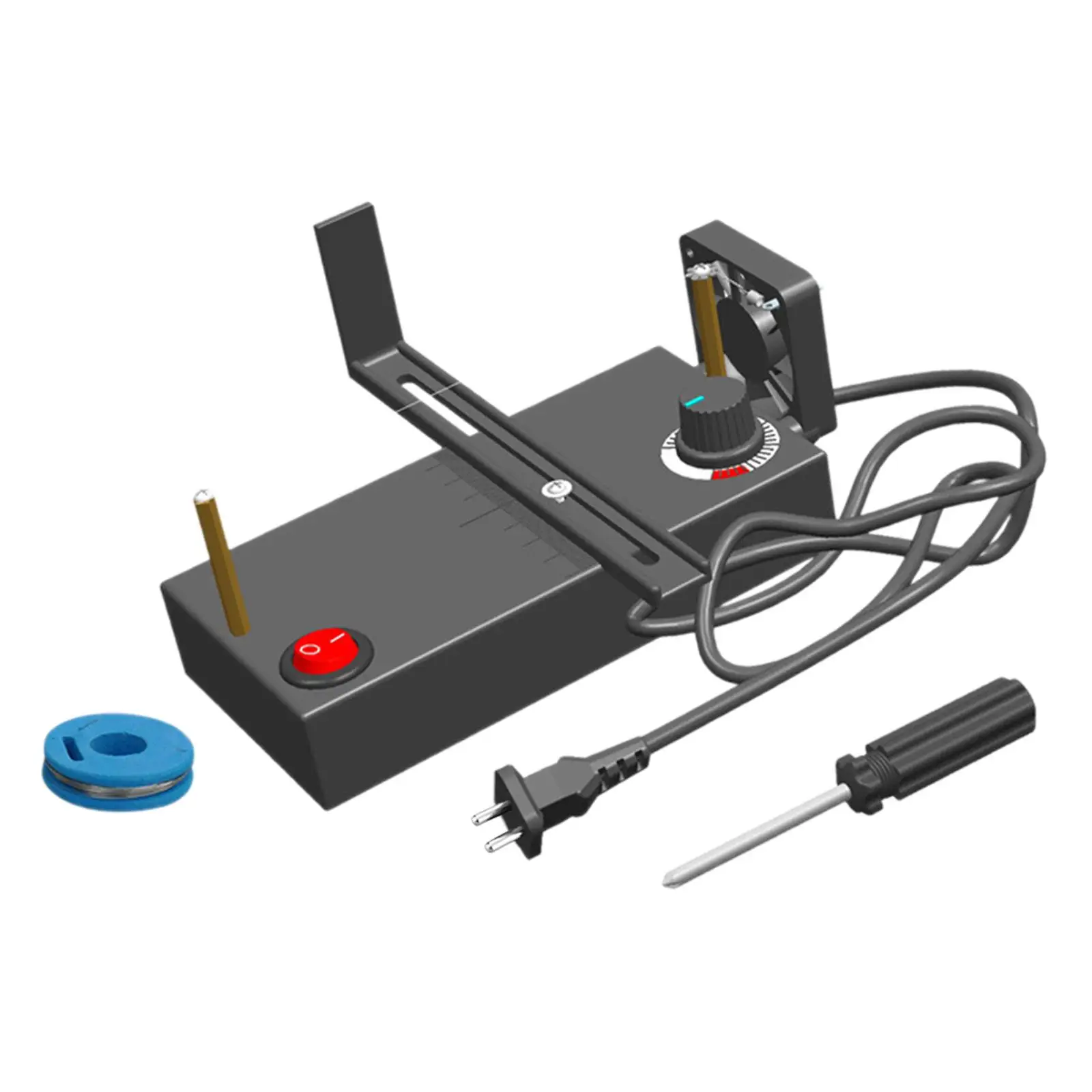 Hot Ribbon Cutter Machine Professional Thermal Cutting Tool with Screwdriver Electric Rope Cutter for Webbing Braided Belt Home