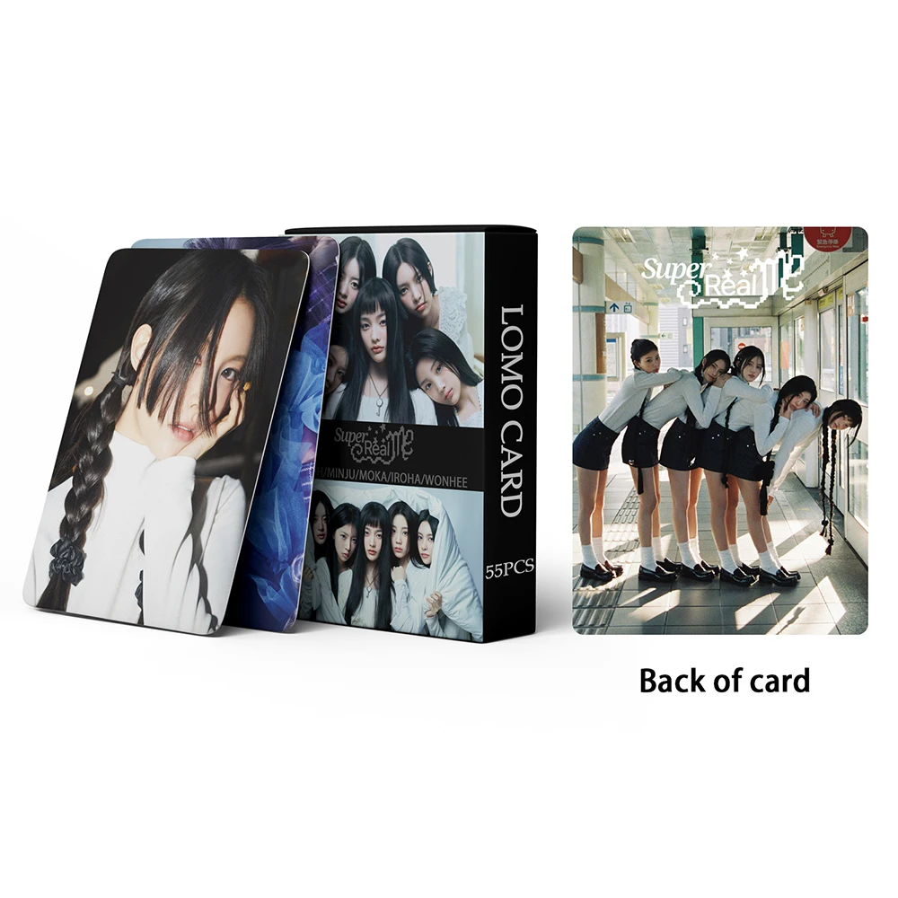 KPOP ILLIT Druo Cards Photocards, Album Girls Group, GerCollection Gift, Postcards, Photo Card, Fan Gifts, 55Pcs per Set