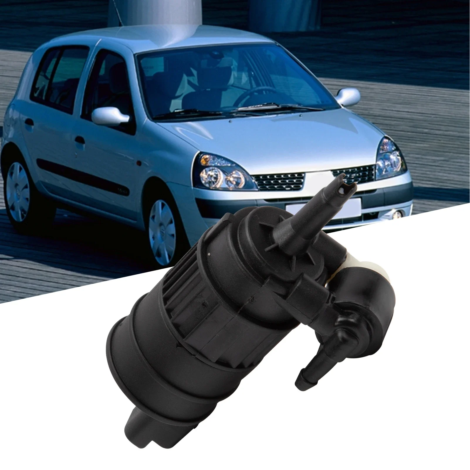 Car Windscreen Washer Pump 7700430702 8200213042 for Clio MK2 1998-2005 Kangoo 1998-On Twingo 1996-On Megane 1996-2003