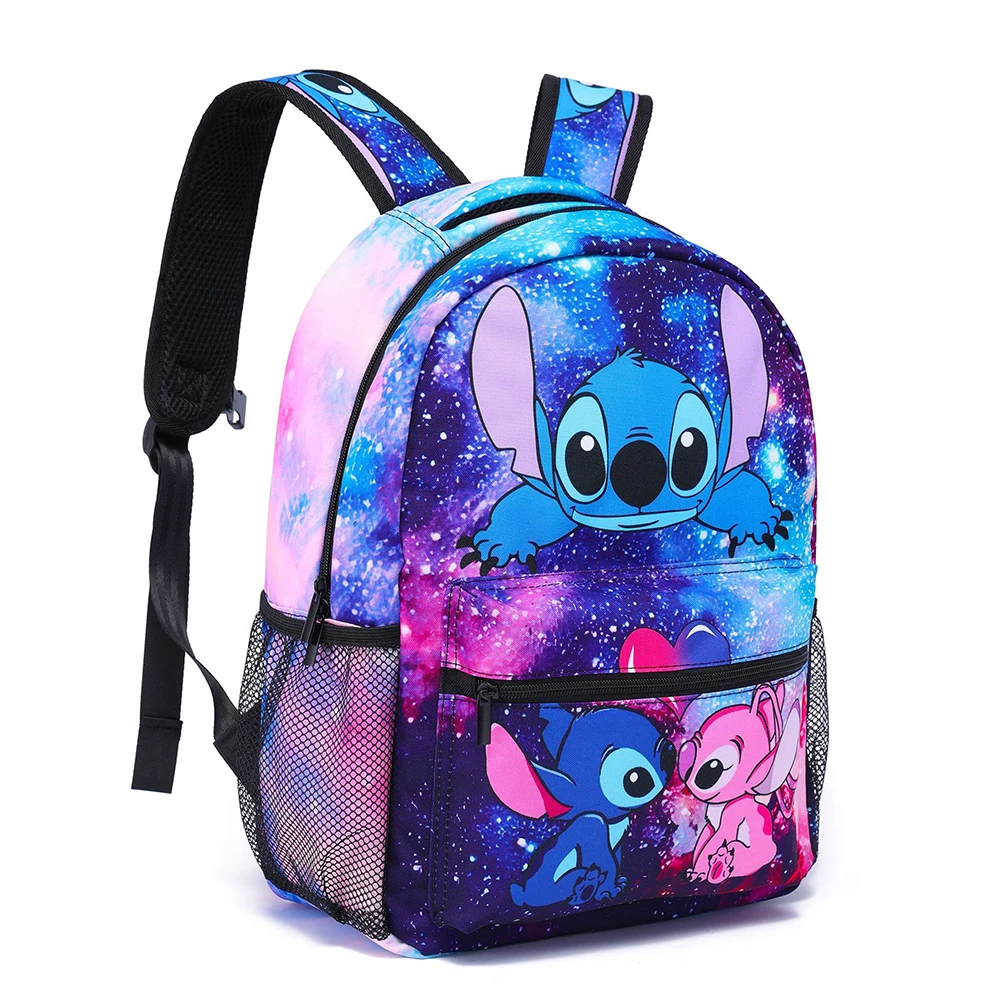 Cartoon Anime Disney\'s Lilo & Stitch knapsack Children\'s bags Schoolbag Travelling bag Stitch Storage bag Mountaineering big bag