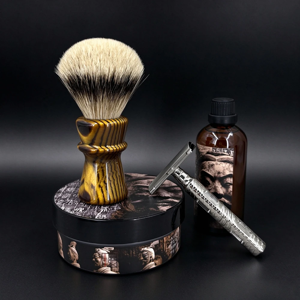 Pennello da barba con manico i - Safety Razor Handle recensione e prezzo