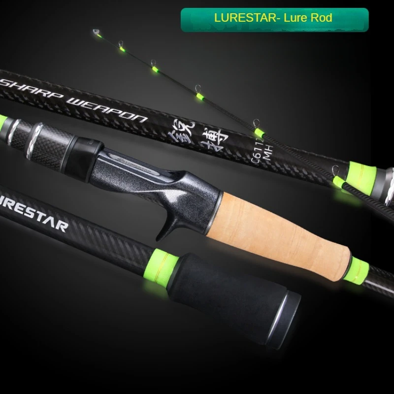 

LURESTAR- Lure Rod Spinning Casting Micro Guide Ring M/ML/MH Ultra Fast High Sensitivity XF Perch Rod 1.98m 2.10m Bait Wt 3g-28g