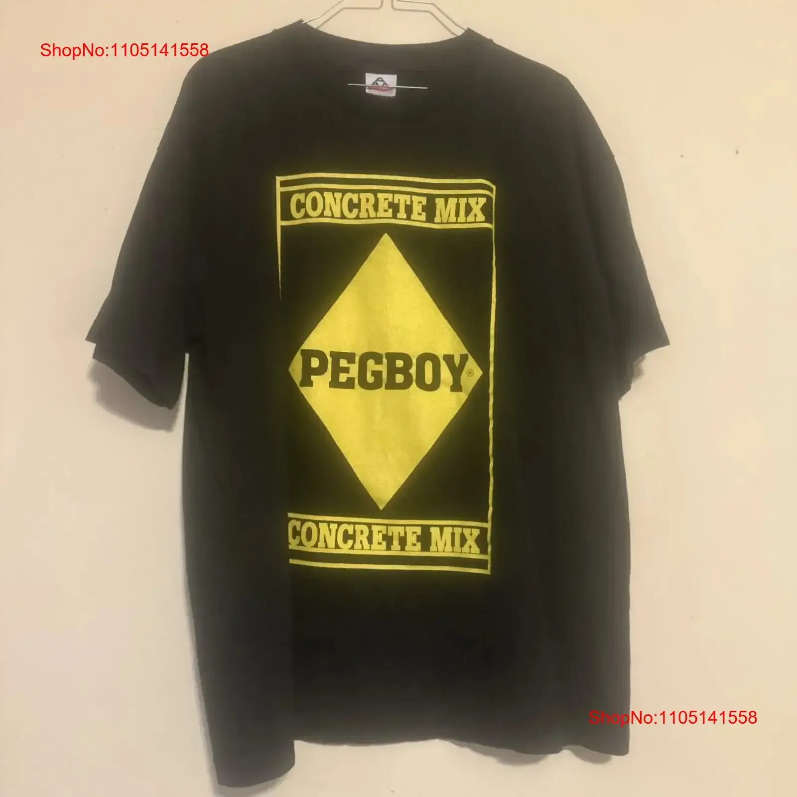 

Pegboy T Shirt 1 Agent Orange Social Distortion Face To Size Extra Large XL vintage Washed designer clothes streetwear Casual