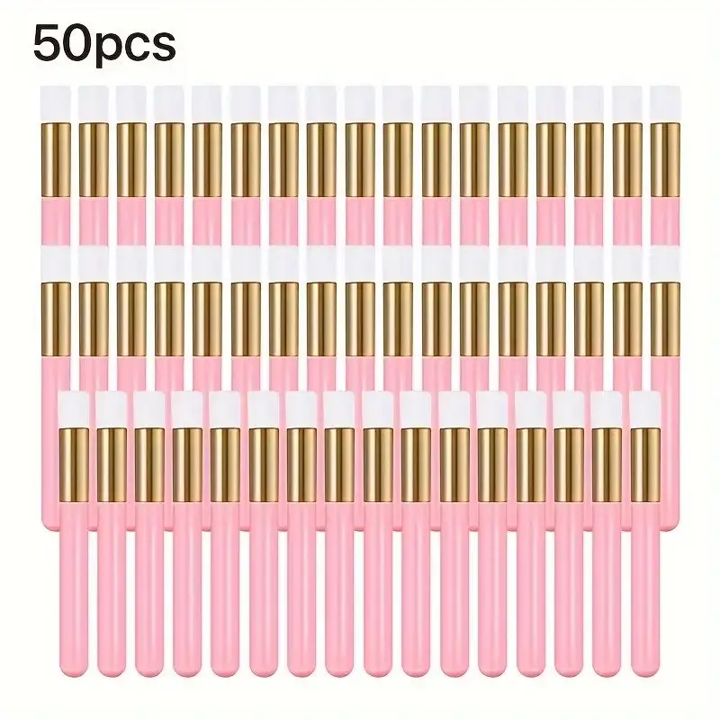 10/20/50 pcs Lash Shampoo Brushes, Blackhead Remover Brush Tool, Nose Pore Deep Cleaning Brush, Facial Cleaning Brushes