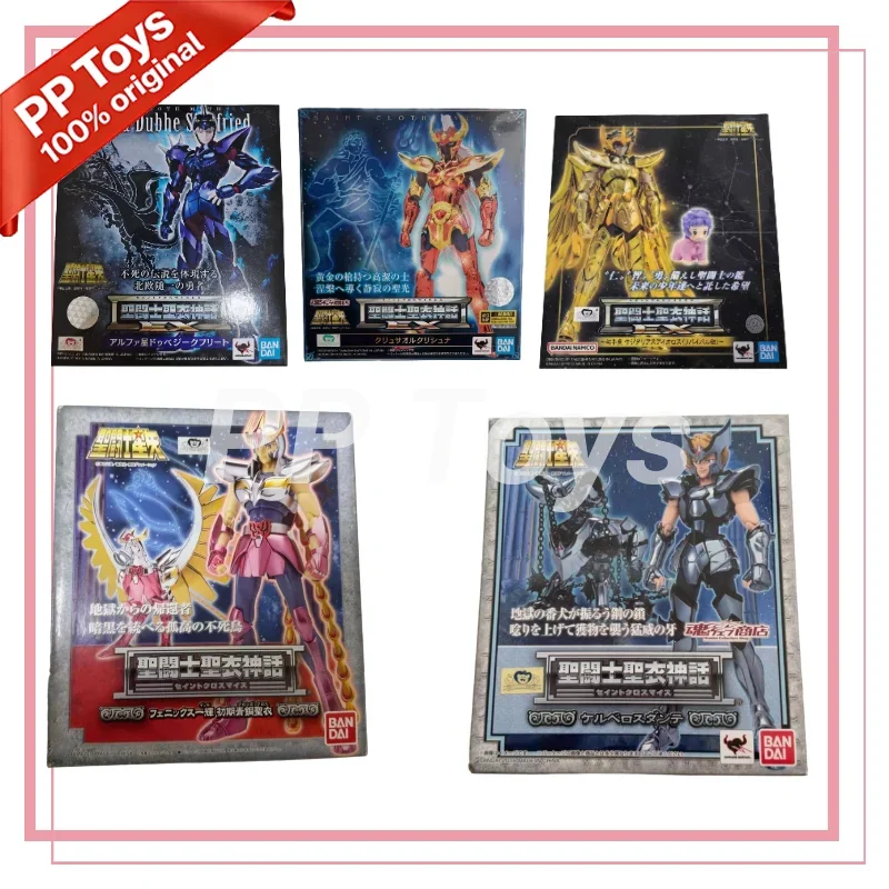 

Bandai in stock Saint Seiya Anime Character Saint Cloth Myth EX Krishna Dante Siegfried Action Figure Toy Children's Gift