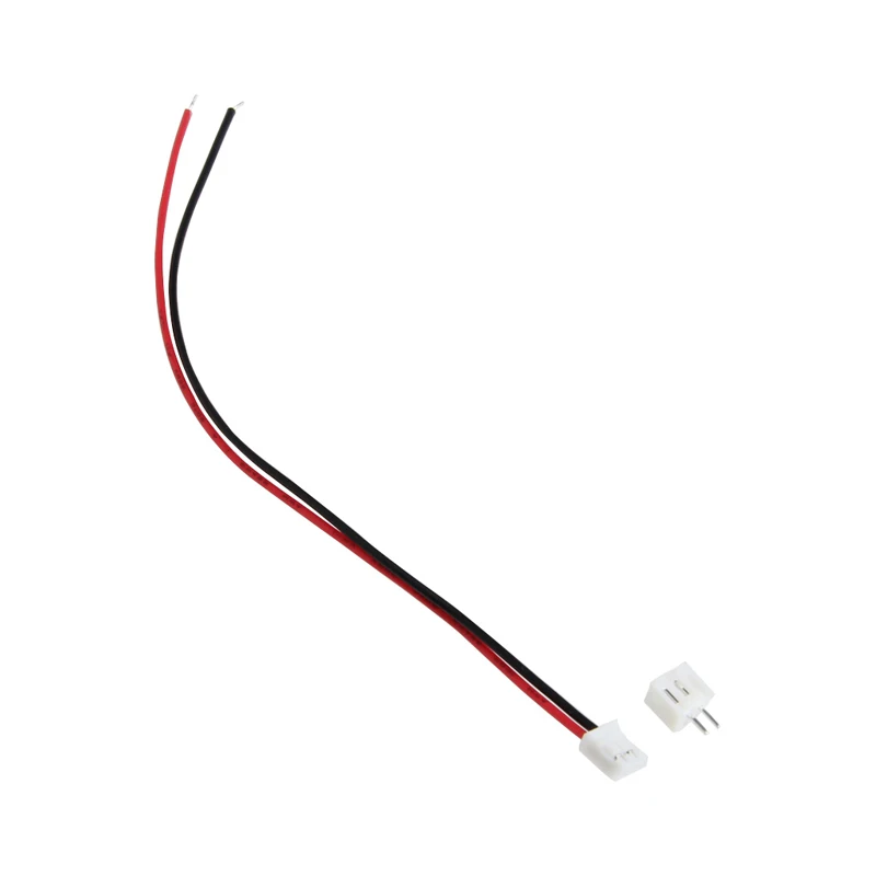 Q0KB 50 Sets Mini Micro JST 2.0 PH 2 Pin Connector Plug With Wires Cables 15cm/5.9in