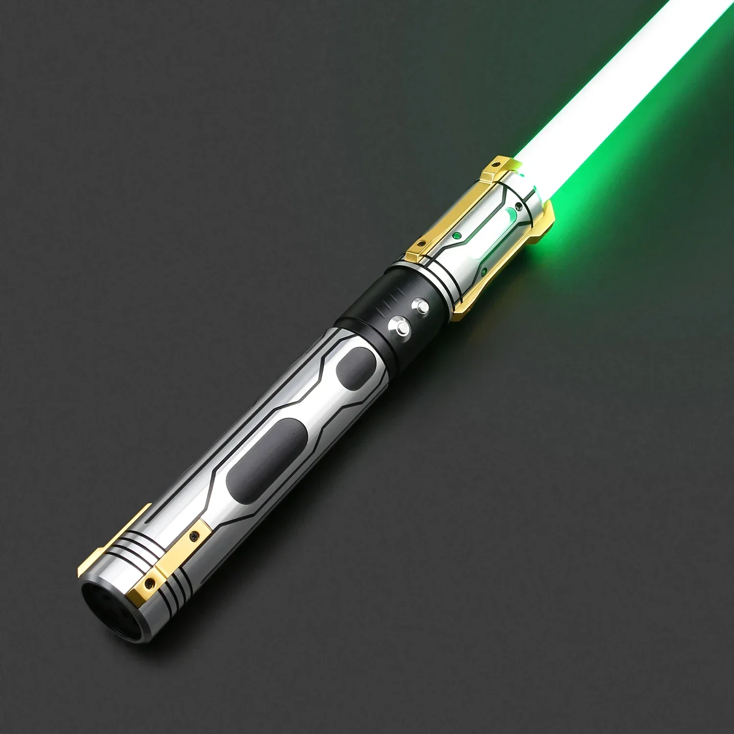 TXQSABER Ghost High Quality Lightsaber Metal Hilt Smooth Swing Heavy Dueling RGB Laser Sword 12 Colors Change Cosplay Gift