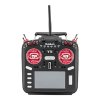 HelloRadio V16 PRO MAX Transmitter ELRS 4IN1 2.4G Left Hand Throttle Remote Control Al Voice for Airplane FPV Drone Aircraft DIY