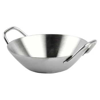 스테인레스 스틸 쏘서 음식 전채 접시, 간장 김치 딥핑, 한국 요리 