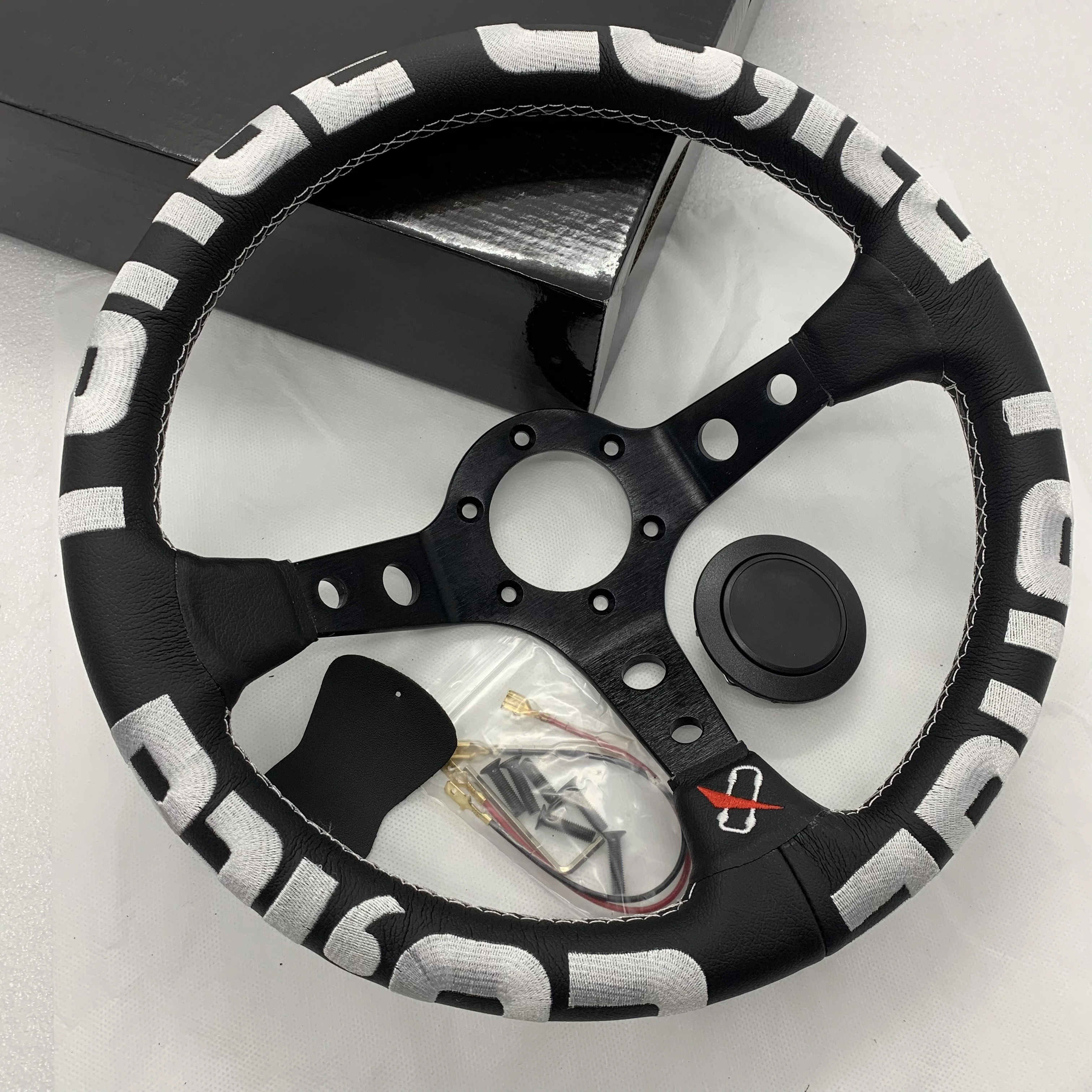 

universal 330mm Custom 1996 T&E Vertex JDM Steering Wheel pc simulator Global limit wheel High performance car acesssories