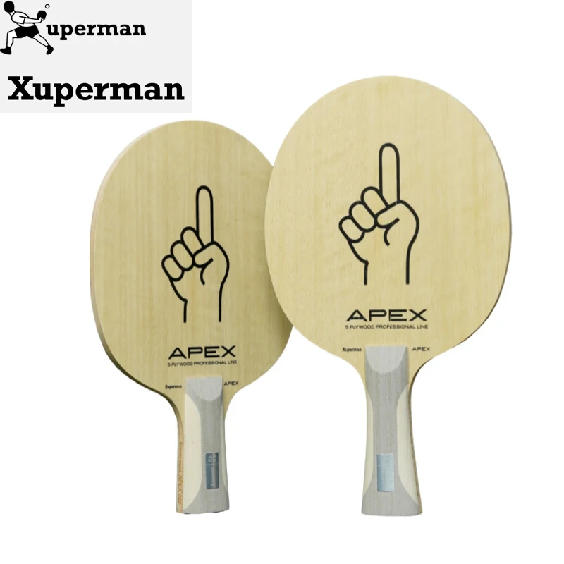 Xuperman Xuxin Table Tennis Blade 5-Ply APEX Pure Wood Ping Pong Paddle Veneer Surface Materials Professional Table Tennis Blade