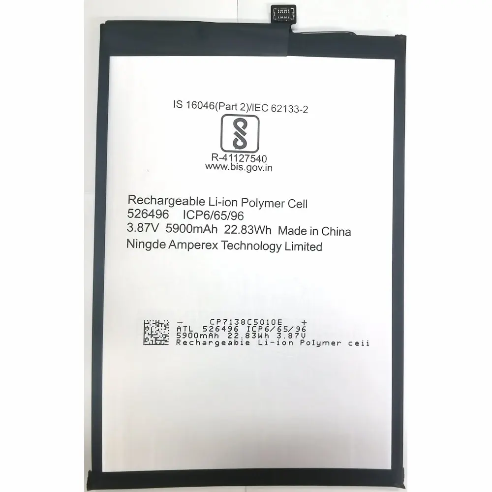 New BL-58CT Replacement Original Battery For TECNO Spark 7 Pro KE6J Spark 7T KF6 KF6P KF6J KF8 Mobile Phone 1CP6/65/96