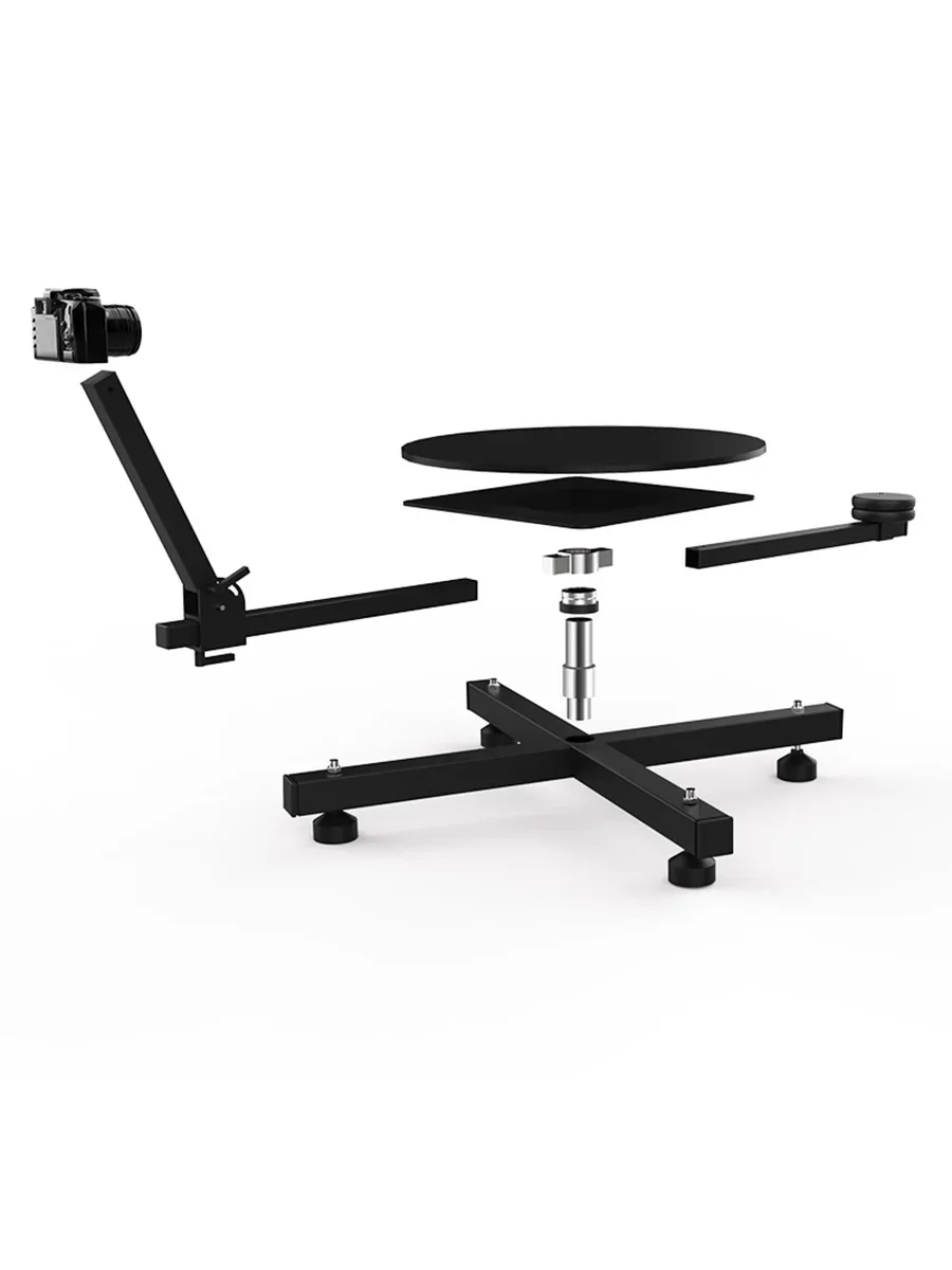 shooting table 360 ° Rotate the shooting table, surround the slide rail, rotate the slide rail Bullet time shooting bracket