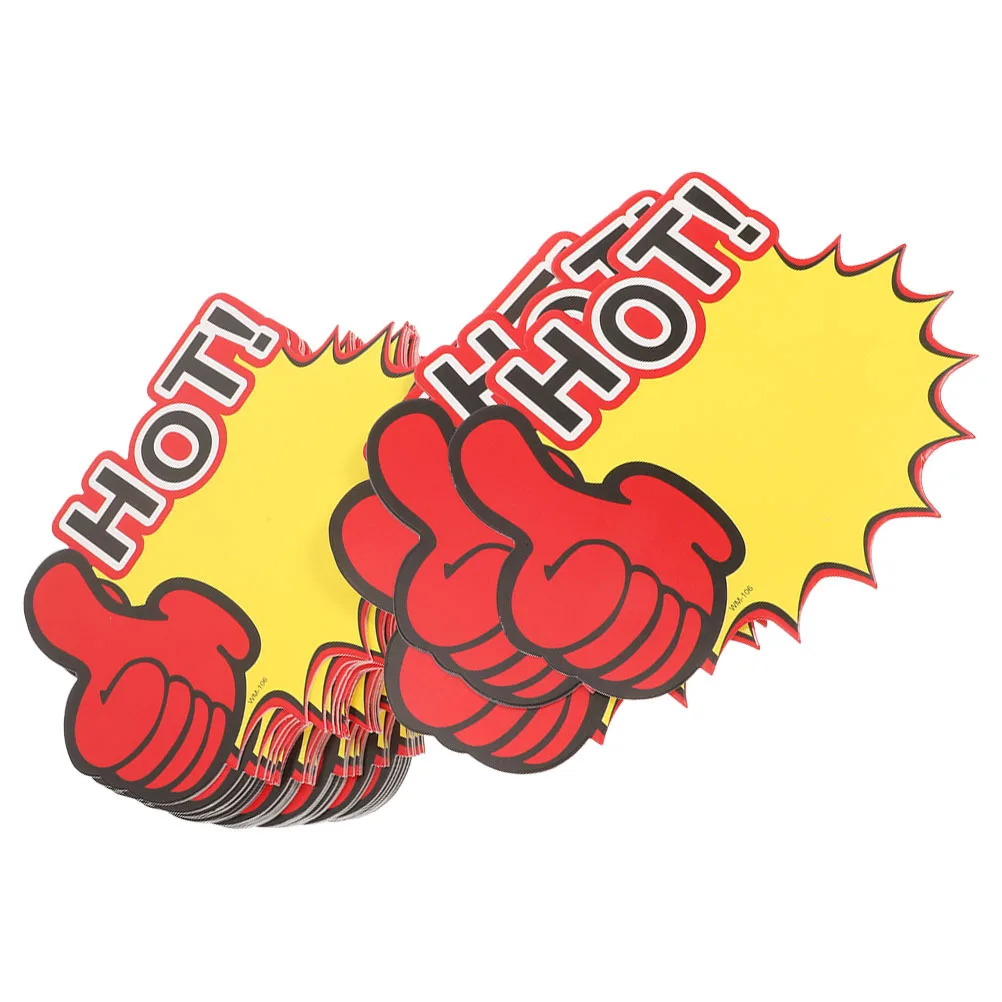 

200pcs Price Tags Blank Sale Signs For Supermarket Retail Store Display Yellow Paper Labels For Fruit Vegetable Pricing Tag Sale