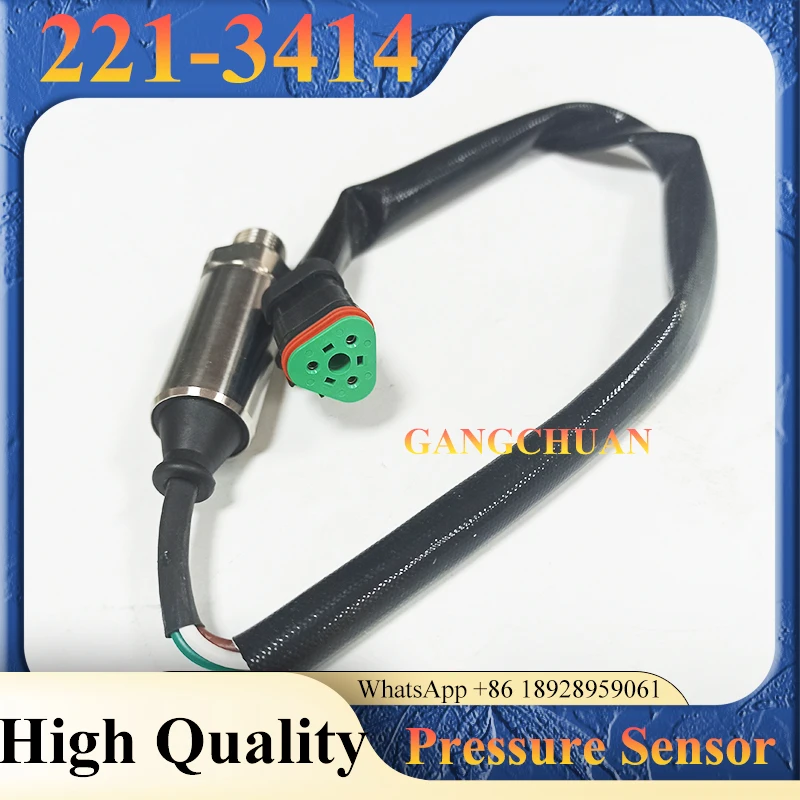 Hochwertiger Drucksensor 221-3414 2213414   für Caterpillar CAT 312 GC Baggerteile
