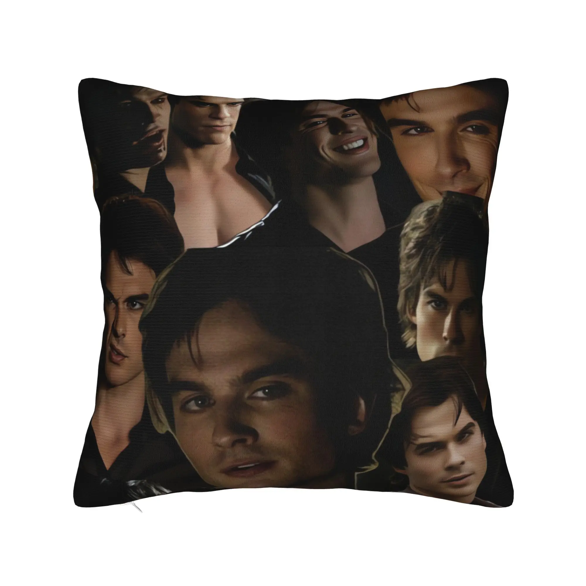 The Vampire Diaries Pillow Cover  Soft Cushion Cover Cute Funny Pillow Case For Chair Sofa Home Decor