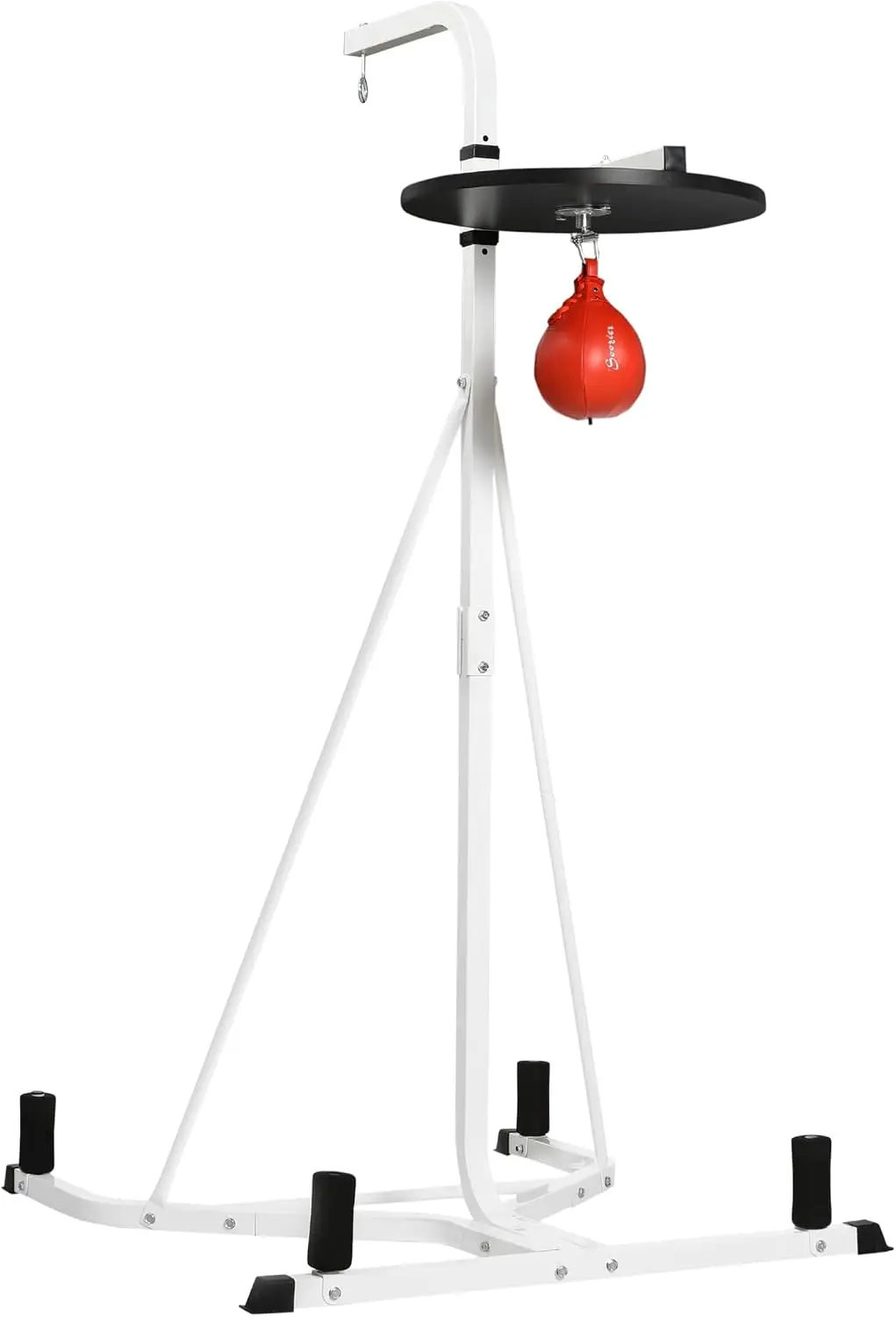 2-in-1 Punching Bag Stand with Weighted Base and Speed Bag for Home Gym, Boxing Training, Fitness Workouts, and Martial Arts Practice