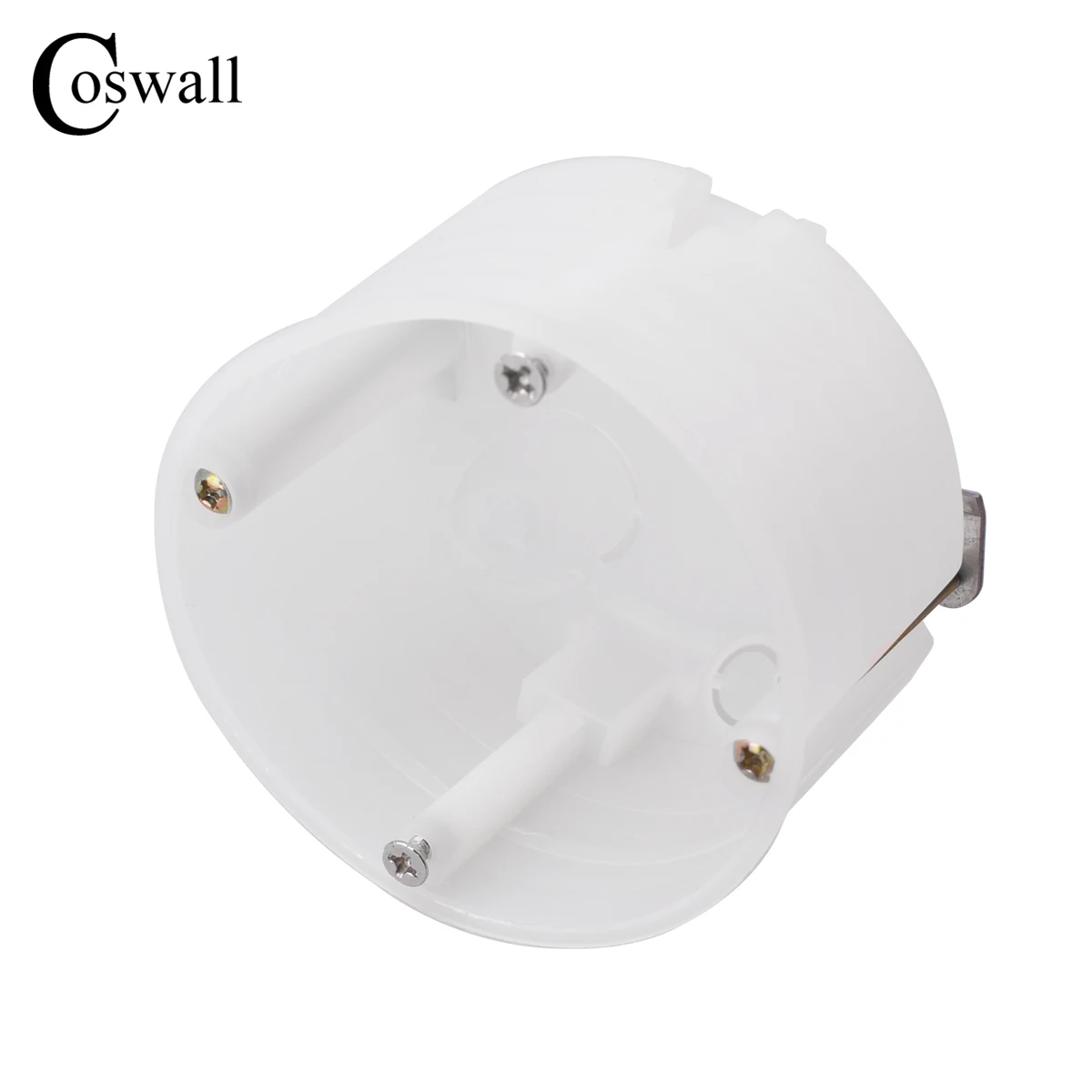 Soft Round Box 1 Gang Dry Lining Box For Gypsum Board / Drywall / Plasterboad 46mm Depth Wall Switch BOX Wall Socket Cassette