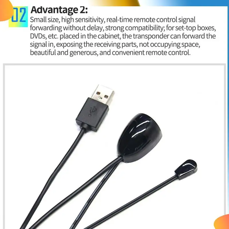 

B48A 5X ИК-удлинитель Инфракрасный ИК-приемник дистанционного управления USB ИК-приемник Адаптер Передатчик для кабельной коробки Стереоприемник