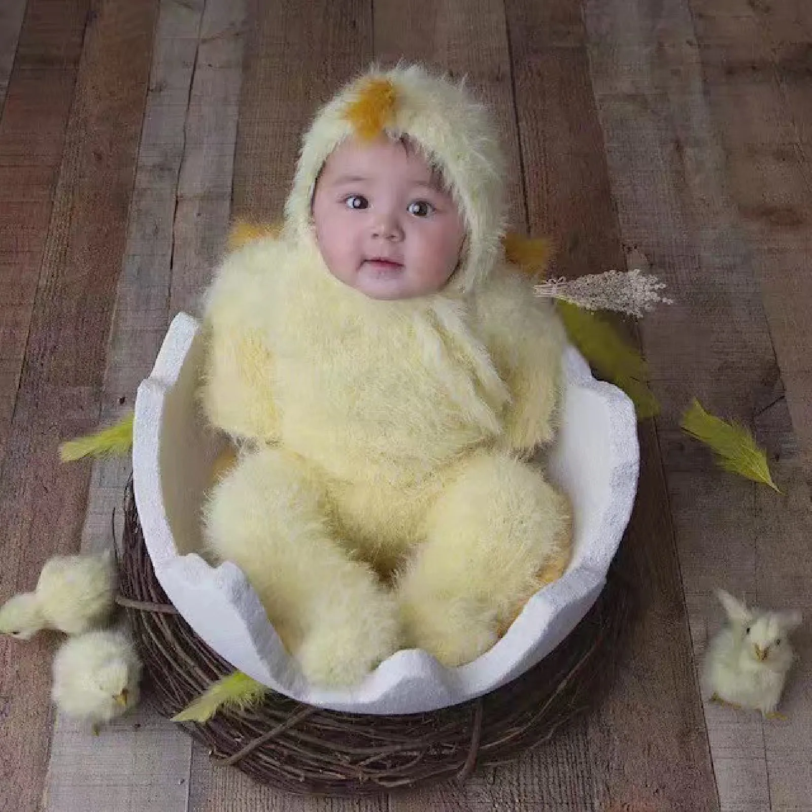 Easter Photography Prop Great Newborn Prop Great Prop For An Easter Session White Color Plastic Egg Cradle Prop