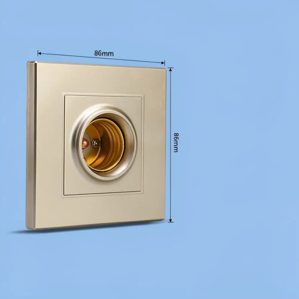 Home Lighting E27 Socket Holder For AOKOLa 86 Type Wall Base Surface Concealed Mount LED Lamp Connector Power Fitting