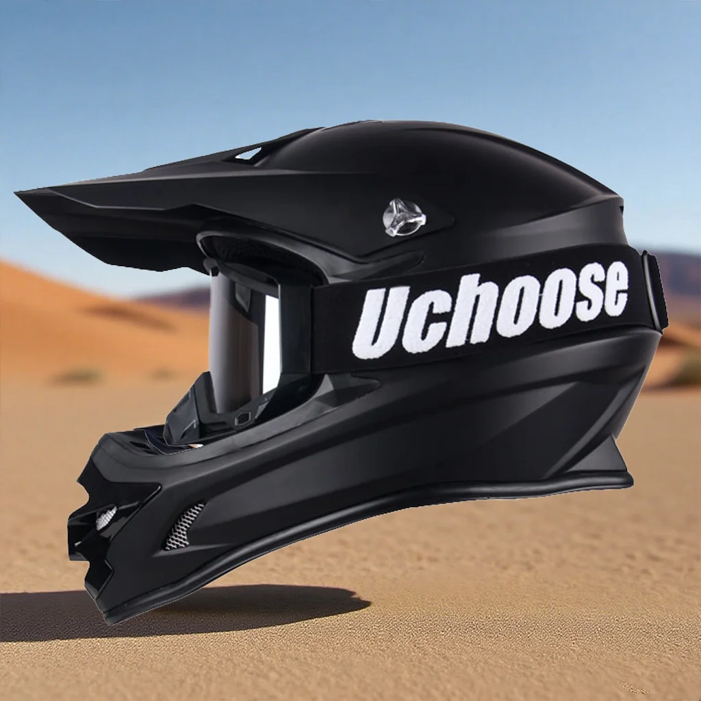 Unisex Off-Road Motorcycle Helmet Four Seasons Universal Breathable Comfortable Lightweight Motorcycle Riding Helmet