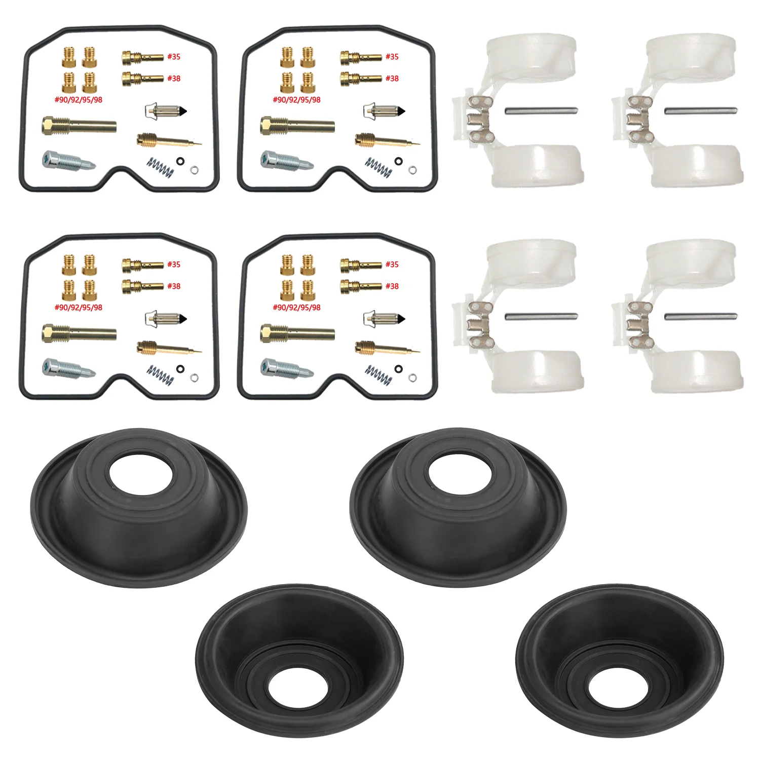 Bandit 600 GSF600 GSF600S/SU Y/K1/K2/K3/K4 2000-2004 Carburetor Repair Kit Float Parts