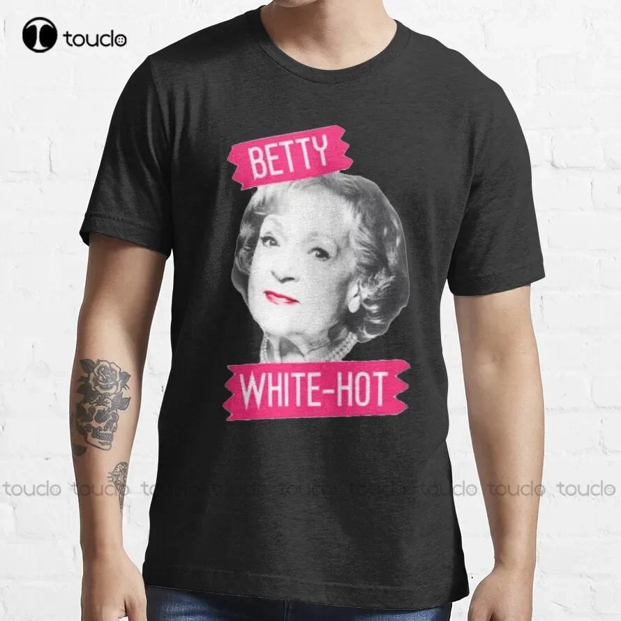 Betty White Betty White Golden Girls T-Shirt 4Xl Mens T-Shirts Custom Aldult Teen Unisex Digital Printing Tee Shirt Xs-5Xl New