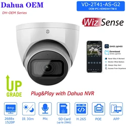 OEM Dahua 4MP Wizsense IP Camera OEM from IPC-HDW2441TM-S Starlight Built-in Mic SD Card Slot Security Surveillance Cameras