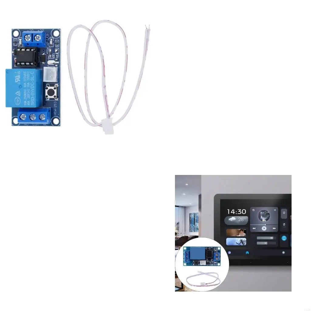 462E High Current Load Bistable Relaies Module with AntiInterference Design Supporting Operations 250V 10A and 30V 10A