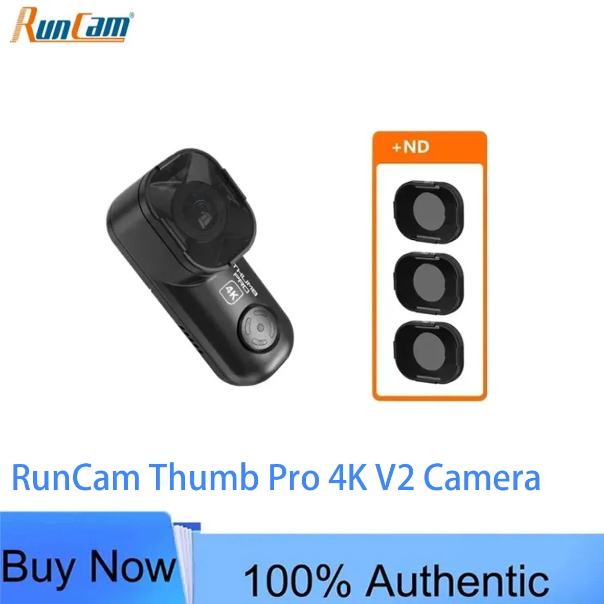 RunCam Thumb Pro 4K V2 New Version Bigger FOV HD Camera 16g Bulit-in Gyro Filter FPV Camera Wide Angle For FPV Racing Drone