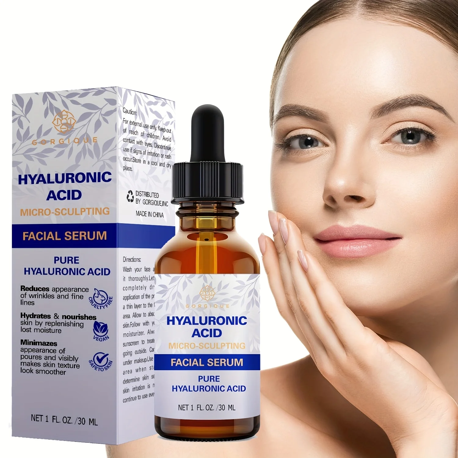 Hyaluronic Acid for Face 100% Pure Strength Formula Anti Aging Serum for Your Skin